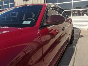 Alfa Romeo Giulia Mirror Covers - Carbon Fiber - Red Carbon - Feroce Carbon Alfa Romeo Giulia Mirror Covers - Carbon Fiber - Red Carbon - Feroce Carbon